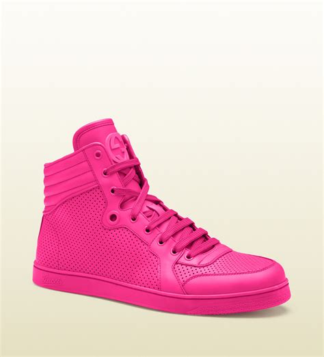 gucci pearl sandal colorful|pink Gucci sneakers high top.